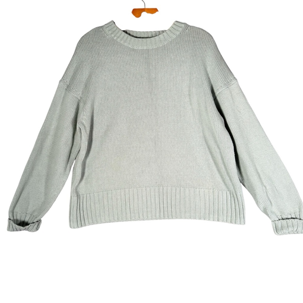 GAP 100% Cotton Slouchy Sweater Oversized Crew Neck M TALL